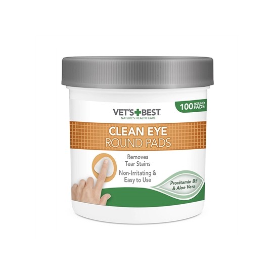 Vets Best Clean Eye Round Pads