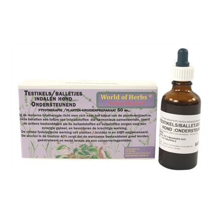 World Of Herbs Fytotherapie Testikel / Balletjes Indalen Hond