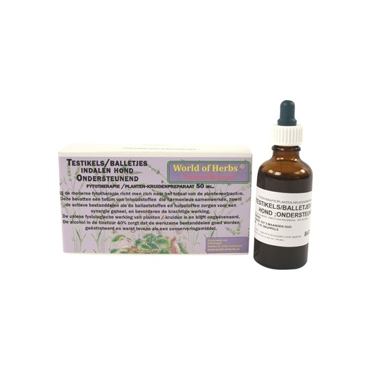 World Of Herbs Fytotherapie Testikel / Balletjes Indalen Hond