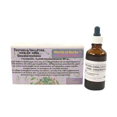 World Of Herbs Fytotherapie Testikel / Balletjes Indalen Hond