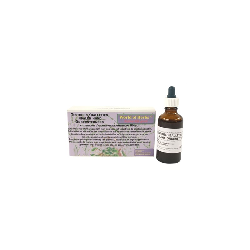World Of Herbs Fytotherapie Testikel / Balletjes Indalen Hond