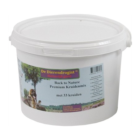 Dierendrogist Back To Nature Premium Kruidenmix Met 33 Kruiden