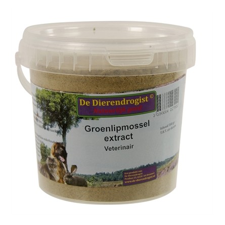 Dierendrogist Groenlipmossel Extract Veterinair