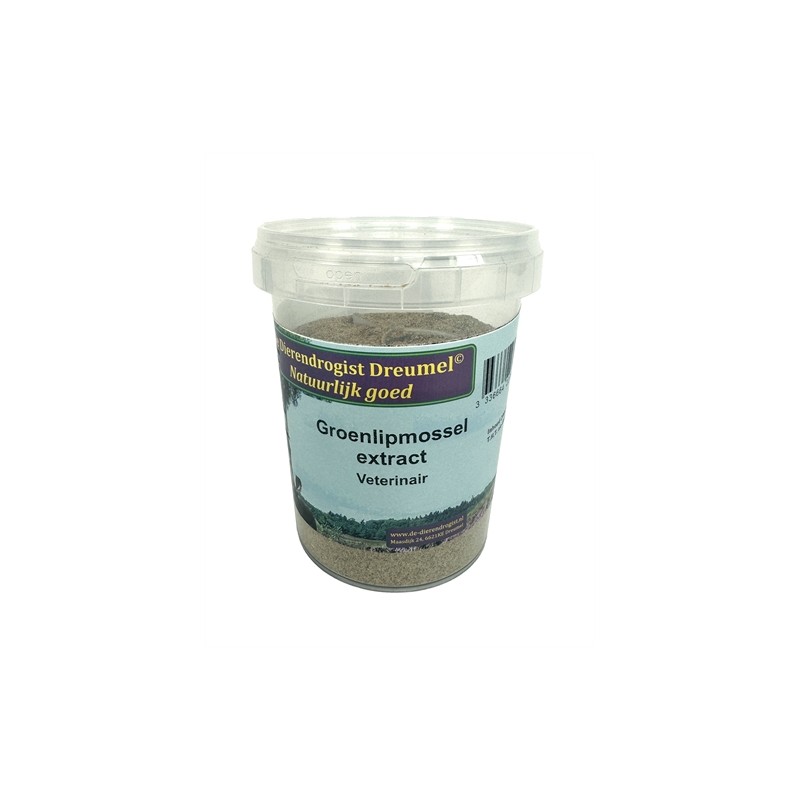 Dierendrogist Groenlipmossel Extract Veterinair