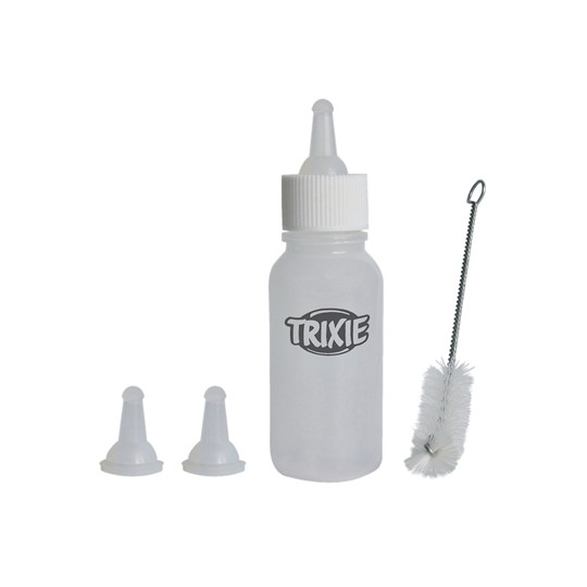 Trixie Zuigflesje Voedingsset Inclusief Borstel