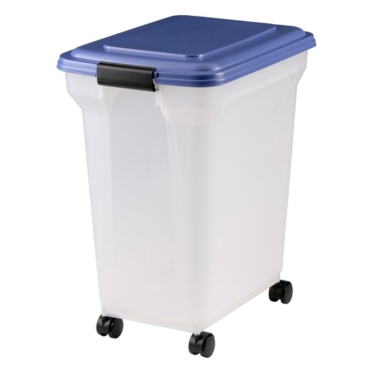 Merkloos Bewaarcontainer Luchtdicht Transparant / Blauw