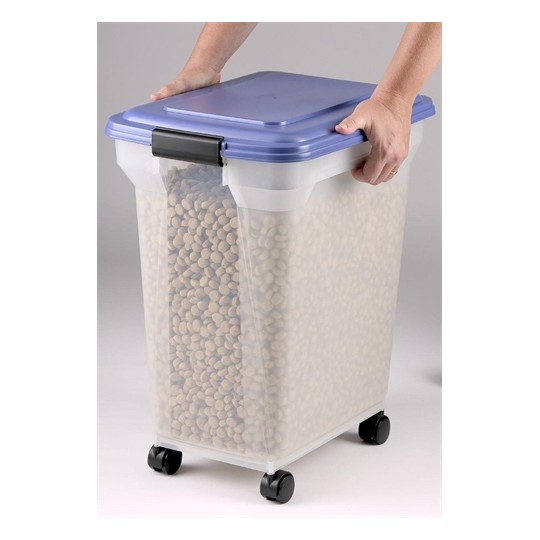 Merkloos Bewaarcontainer Luchtdicht Transparant / Blauw