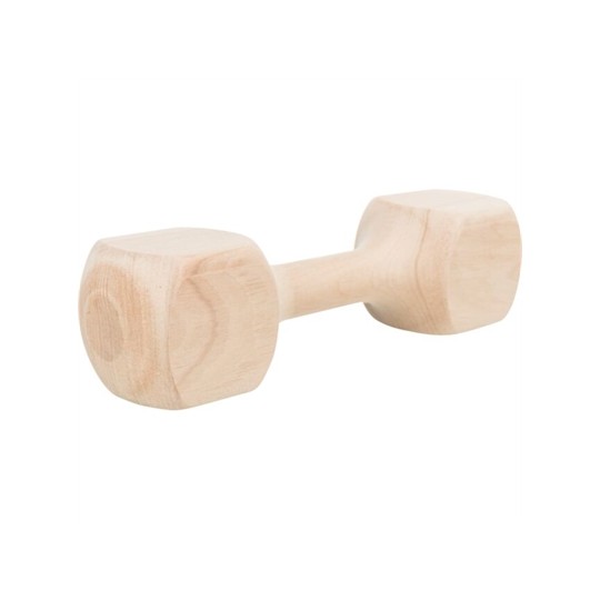 Trixie Houten Apporteerblok Gehoekt