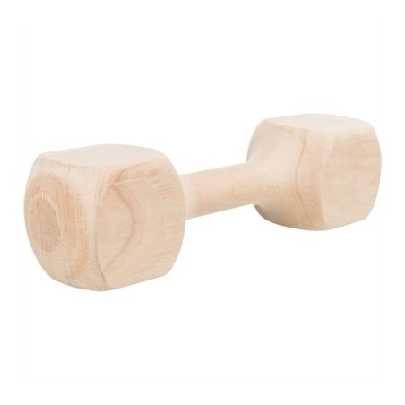 Trixie Houten Apporteerblok Gehoekt