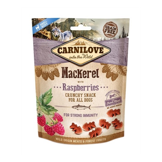 Carnilove Crunchy Snack Makreel / Framboos
