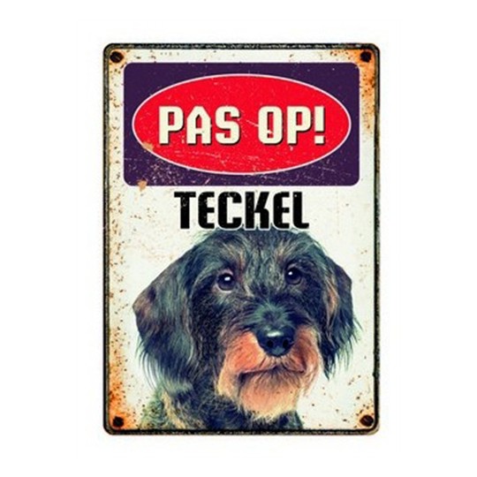 Plenty Gifts Waakbord Blik Teckel