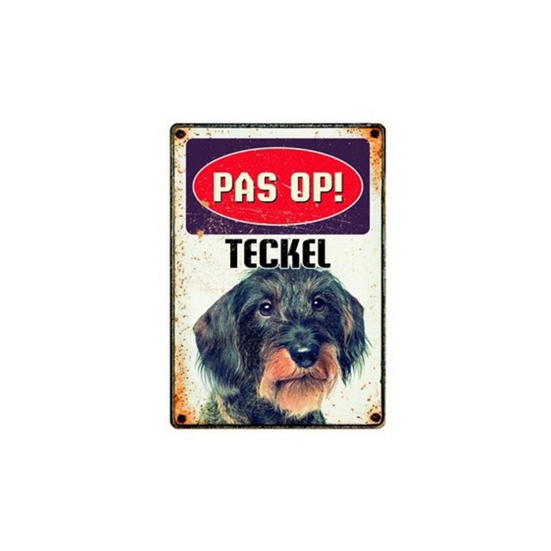 Plenty Gifts Waakbord Blik Teckel