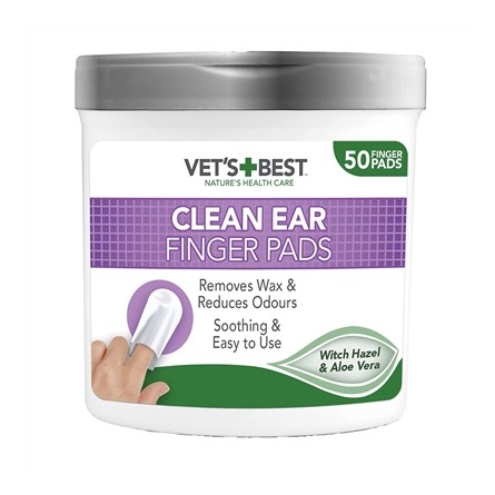 Vets Best Clean Ear Finger Pads