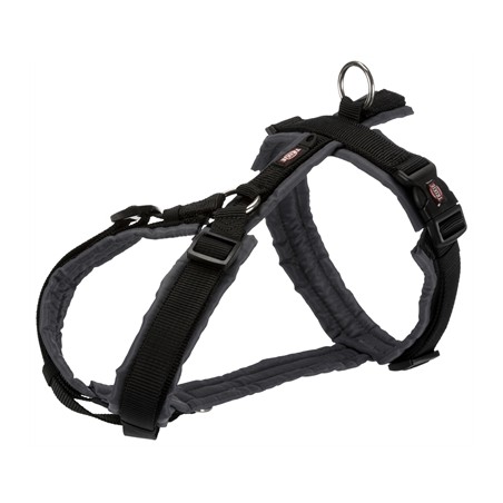 Trixie Hondentuig Premium Trekking Zwart / Grijs