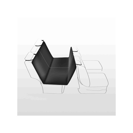 Trixie Auto-Hondendeken Met Deurbescherming Zwart