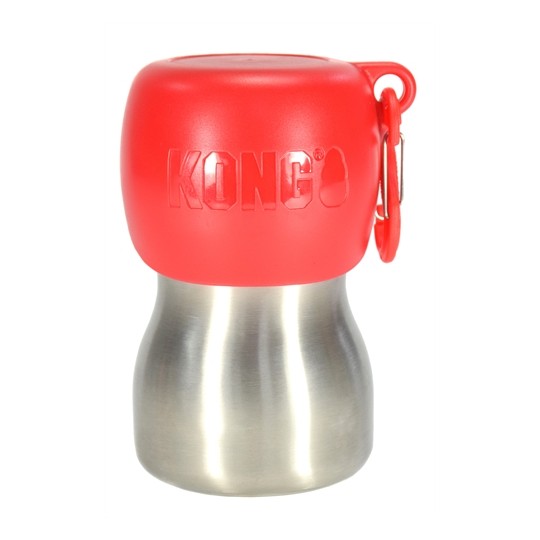 Kong H2O Drinkfles Rvs Rood