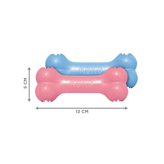 Kong Puppy Goodie Bone Roze Of Blauw Assorti