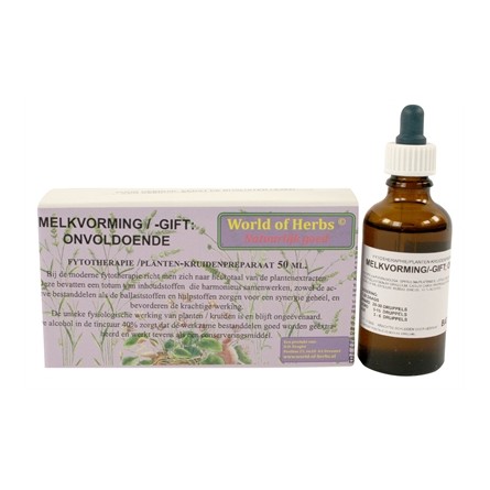 World Of Herbs Fytotherapie Onvoldoende Melkvorming /-Gift