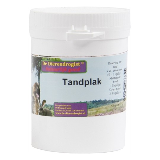 Dierendrogist Tandplak