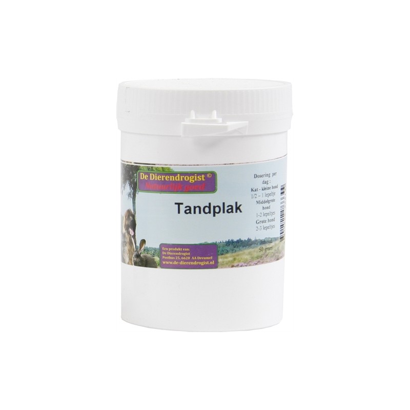 Dierendrogist Tandplak