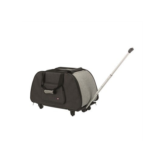 Trixie Reismand Trolley Zwart / Lichtgrijs
