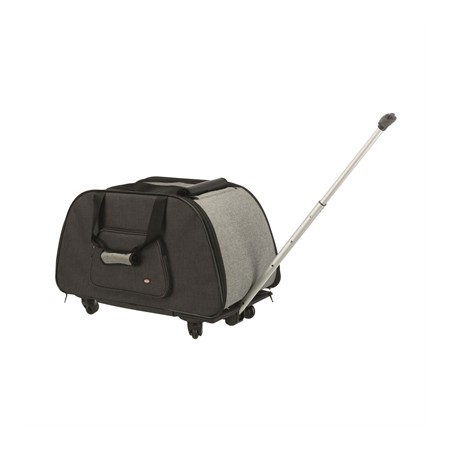 Trixie Reismand Trolley Zwart / Lichtgrijs