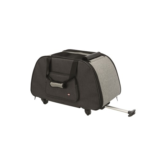 Trixie Reismand Trolley Zwart / Lichtgrijs