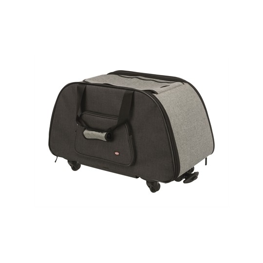 Trixie Reismand Trolley Zwart / Lichtgrijs