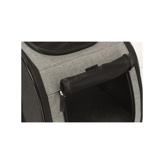 Trixie Reismand Trolley Zwart / Lichtgrijs