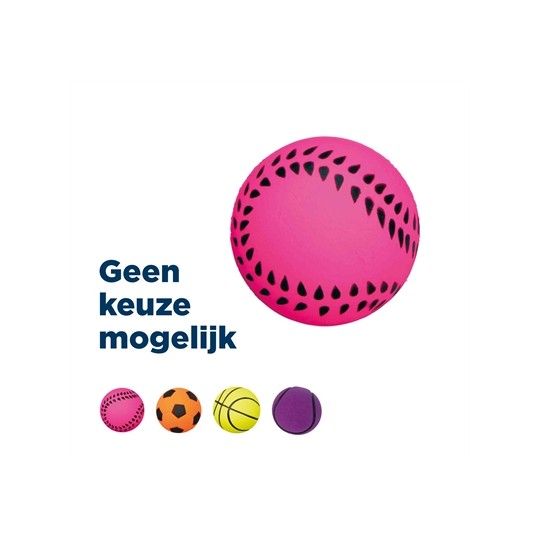 Trixie Bal Neon Drijvend Schuimrubber Assorti