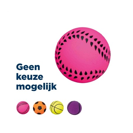 Trixie Bal Neon Drijvend Schuimrubber Assorti