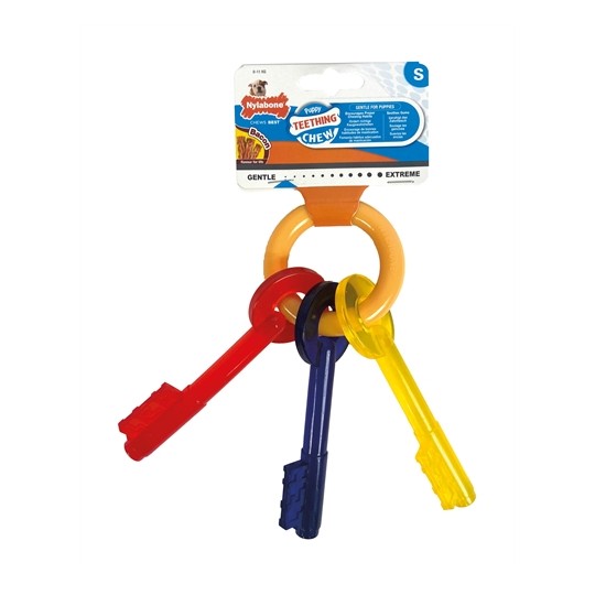 Nylabone Puppy Chew Bijtsleutels Baconsmaak
