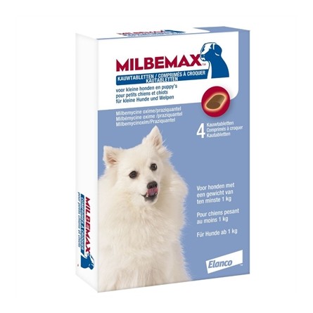 Milbemax Kauwtablet Ontworming Puppy / Kleine Hond
