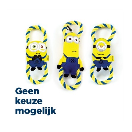 Minions Pluche Bob / Stuart / Kevin Aan Flostouw