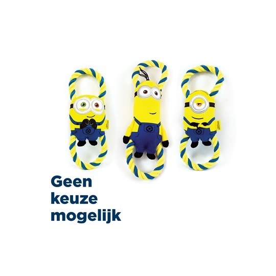 Minions Pluche Bob / Stuart / Kevin Aan Flostouw