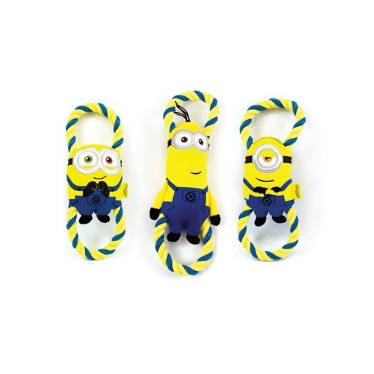 Minions Pluche Bob / Stuart / Kevin Aan Flostouw