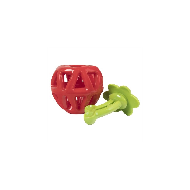Fofos Fruity-Bites Treat Dispenser Aardbei