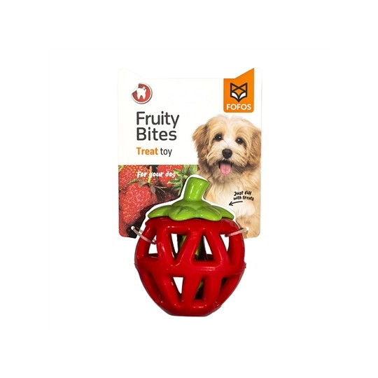 Fofos Fruity-Bites Treat Dispenser Aardbei