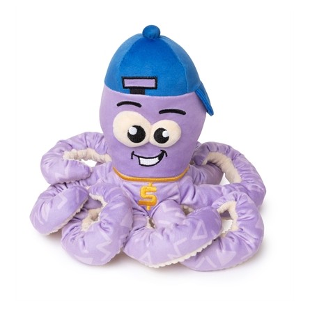 Fuzzyard Octo-Posse Hip Hoptopus Pluche