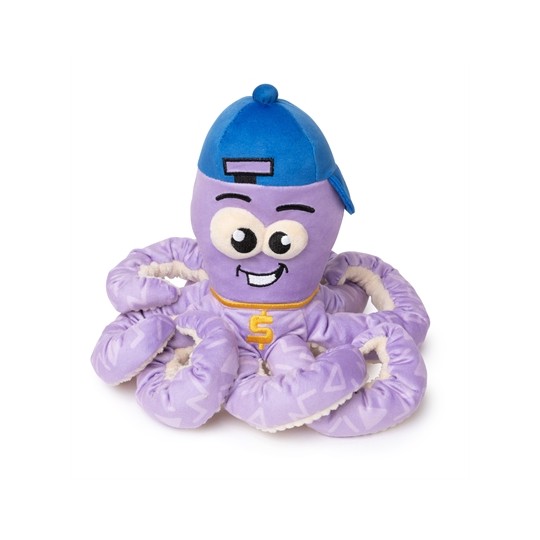 Fuzzyard Octo-Posse Hip Hoptopus Pluche