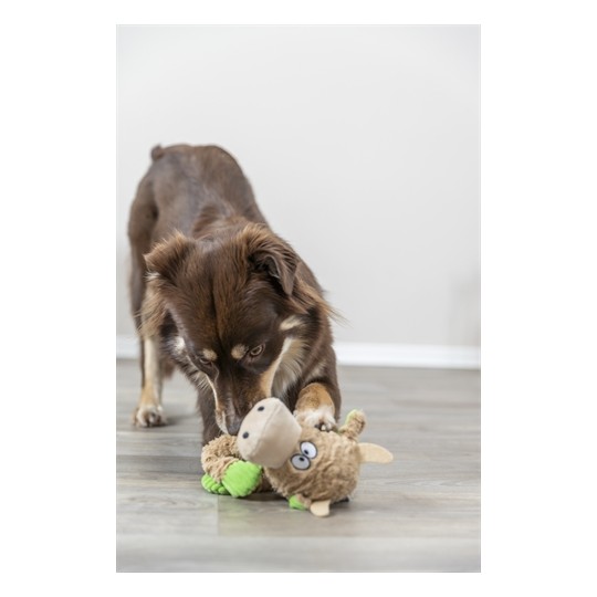 Trixie Hondenspeelgoed Koe Pluche Touw