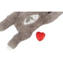 Trixie Pluche Luiaard Grijs Met Heartbeat Voor Puppy