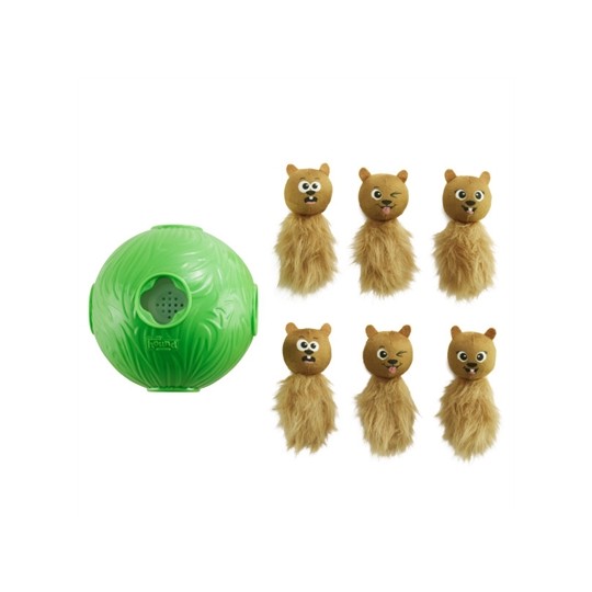 Outward Hound Nina Ottosson Dog Snuffle N' Treat Bal Groen