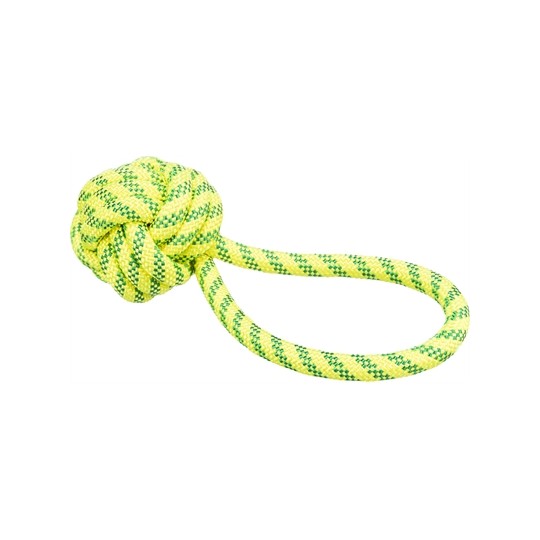 Trixie Aquatoy Touw Met Bal Drijvend Polyester Geel / Groen