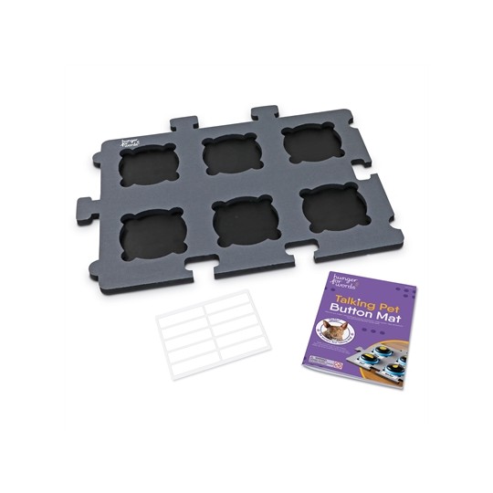 Hunger For Words Talking Pet Button Mat