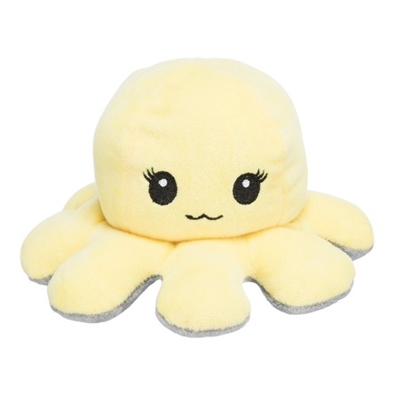 Trixie Octopus Omkeerbaar Pluche Grijs / Geel