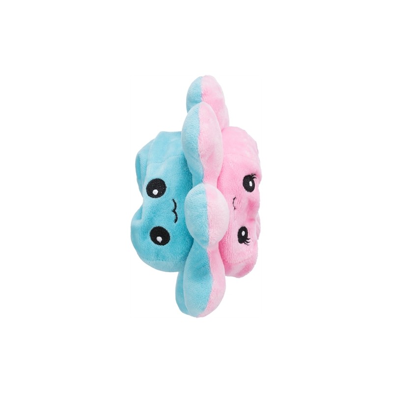 Trixie Octopus Omkeerbaar Pluche Grijs / Geel
