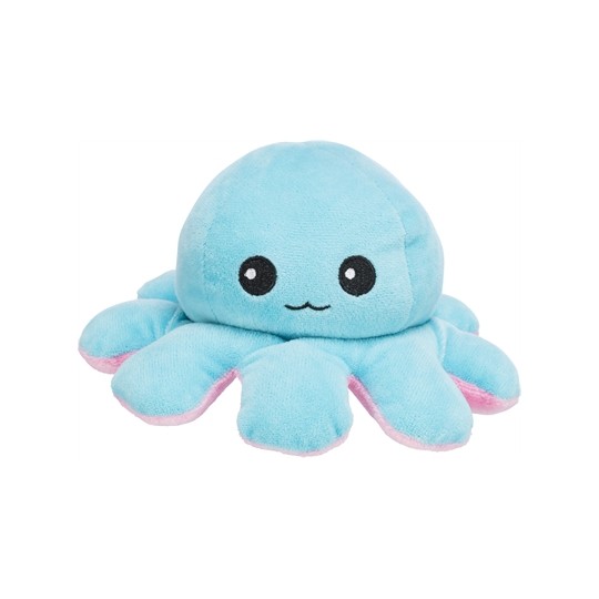 Trixie Octopus Omkeerbaar Pluche Grijs / Geel