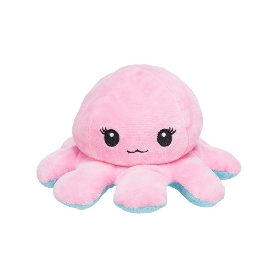 Trixie Octopus Omkeerbaar Pluche Grijs / Geel