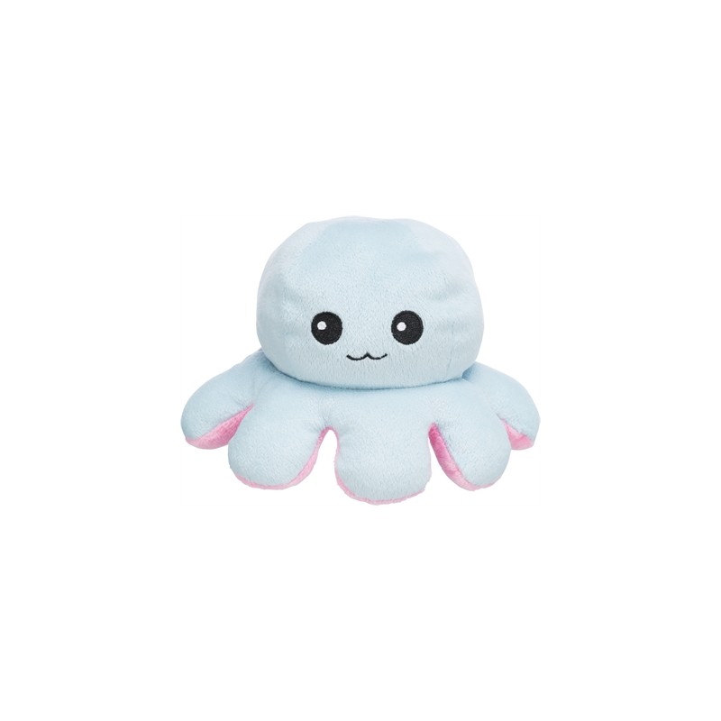 Trixie Octopus Omkeerbaar Pluche Grijs / Geel